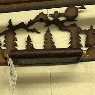 Metal Pinecone Toilet Paper Holder